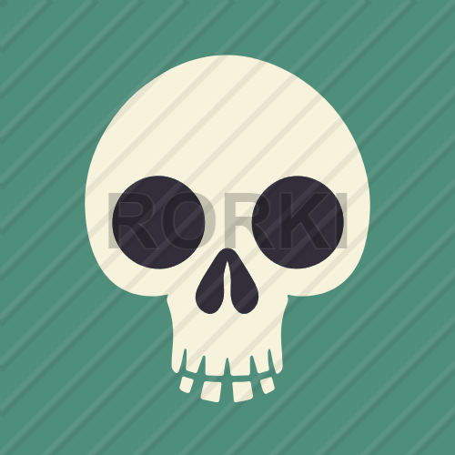 vector skull, bones, skeleton, head, death, anatomy, horror, halloween, teeth, mortal, danger, symbol, biology, eerie, spooky, creepy, grim reaper, grave, mortality, macabre, dead, icon, graphic, human, voodoo, curse, mystery, logo, warning